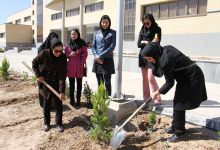 گزارش تصویری مراسم روز درخت کاری در دانشگاه  با حضور ورزشکاران ملی پوش شهرستان شاهرود  